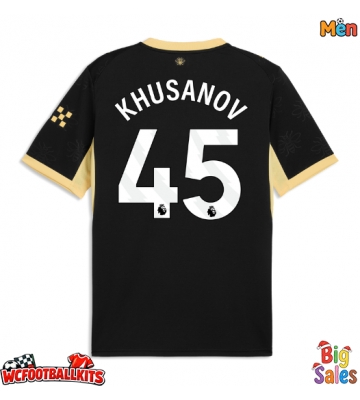 Manchester City Abdukodir Khusanov #45 Replica Away Stadium Shirt 2026-27 Short Sleeve